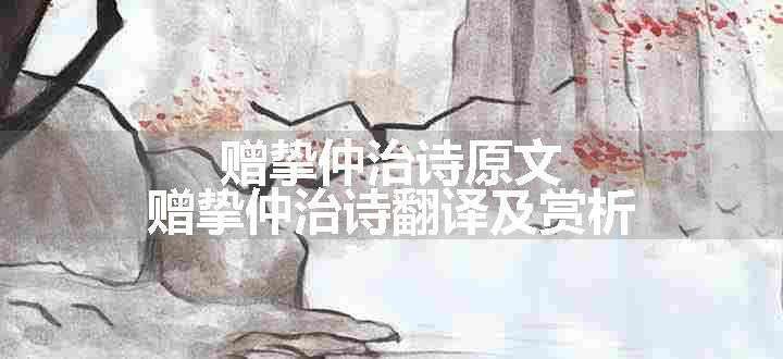 赠挚仲治诗