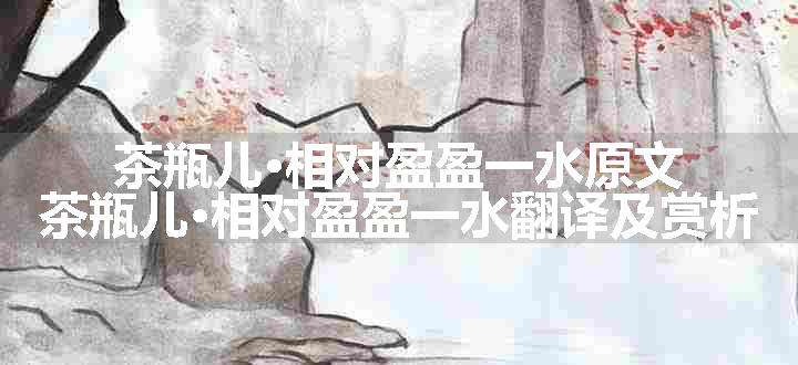 茶瓶儿·相对盈盈一水原文、翻译和赏析