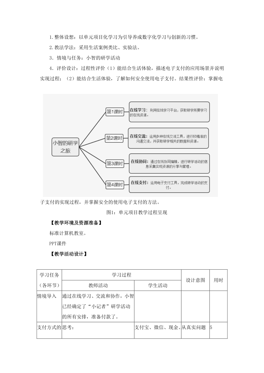 第2课 电子支付 教学设计 2023—2024学年浙教版（2023）初中信息技术八年级上册