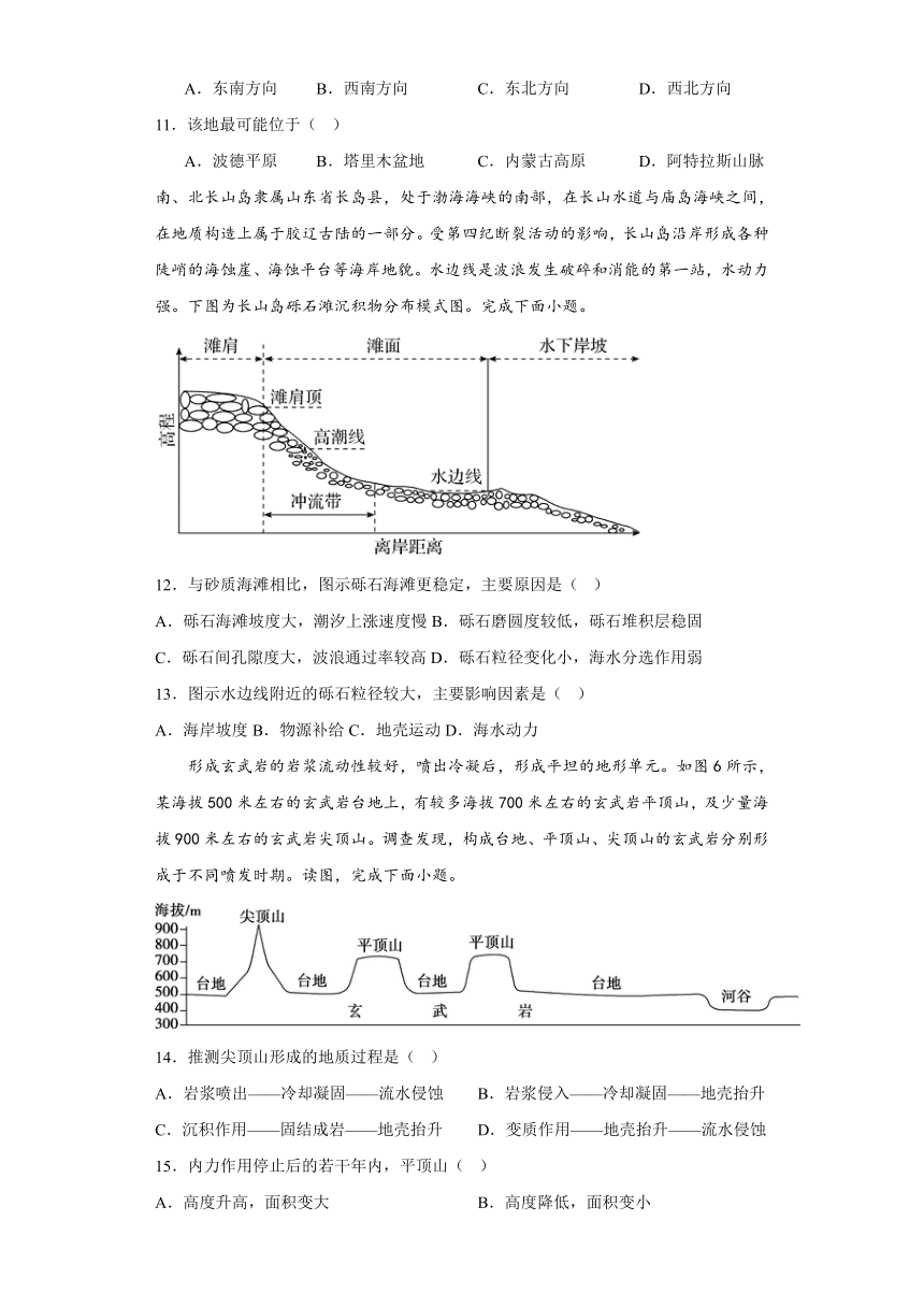 广西钦州市第六中学2023-2024学年高二上学期期中考试地理试卷（含答案）