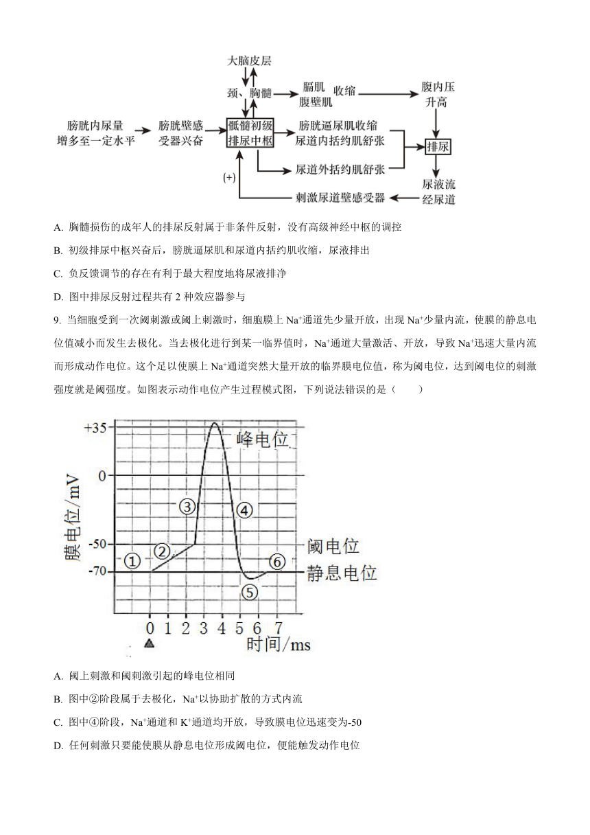 河南省南阳六校2023-2024学年高二上学期期中考试生物（解析版）