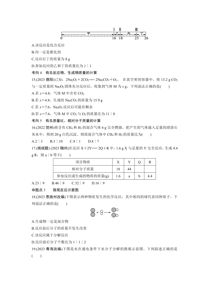 2024成都中考化学知识点复习 质量守恒定律及其应用 (含答案)