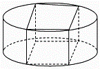将一个底面圆的直径为2、高为1的圆柱截成一个长方体，如图...