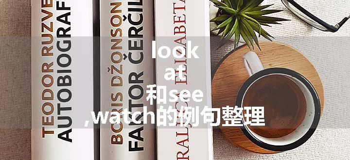 look at 和see ,watch的例句整理