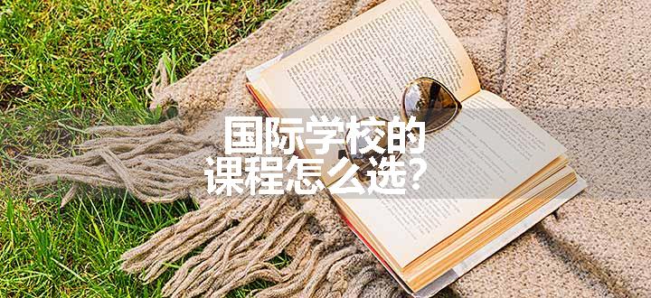 国际学校的课程怎么选？