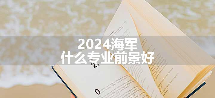 2024海军什么专业前景好