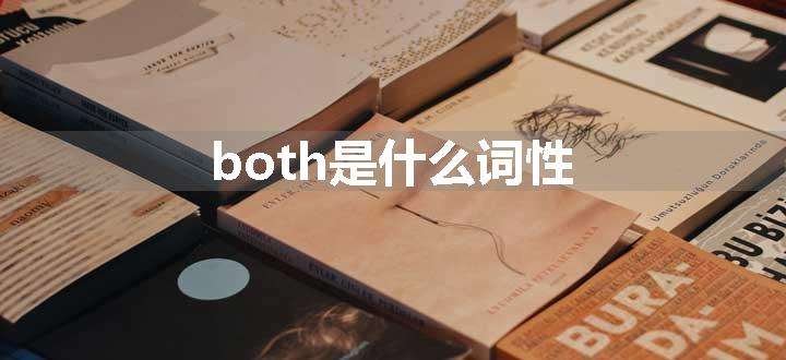 both是什么词性