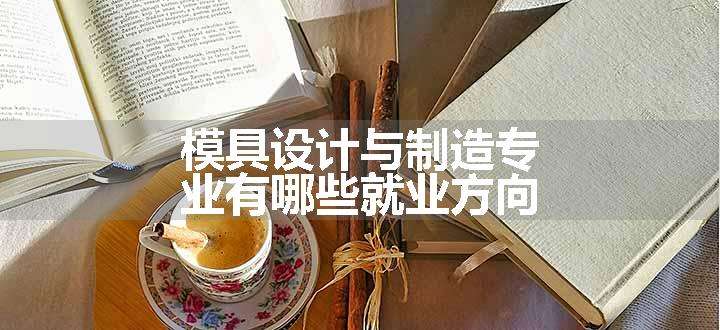 模具设计与制造专业有哪些就业方向