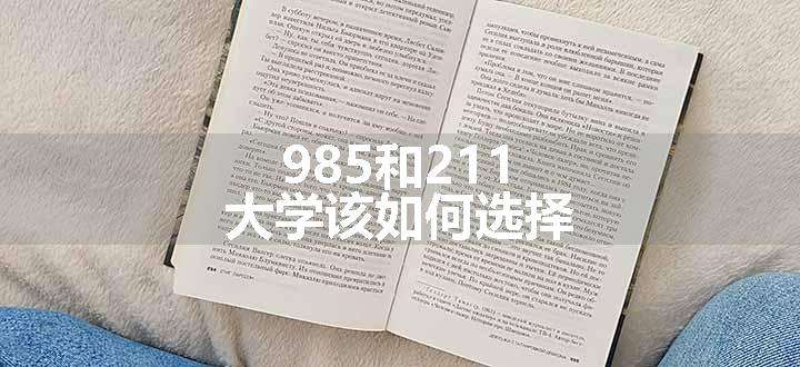 985和211大学该如何选择