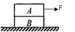 如图所示，水平桌面上叠放着A、B两物体均与桌面相对静止不动，则B...