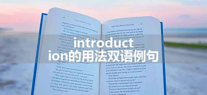 introduction的用法双语例句