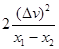 一质点做匀加速直线运动时，速度变化△v时发生位移x1，紧接着速度变化同样的△v时发生位移x2，则该质点的...