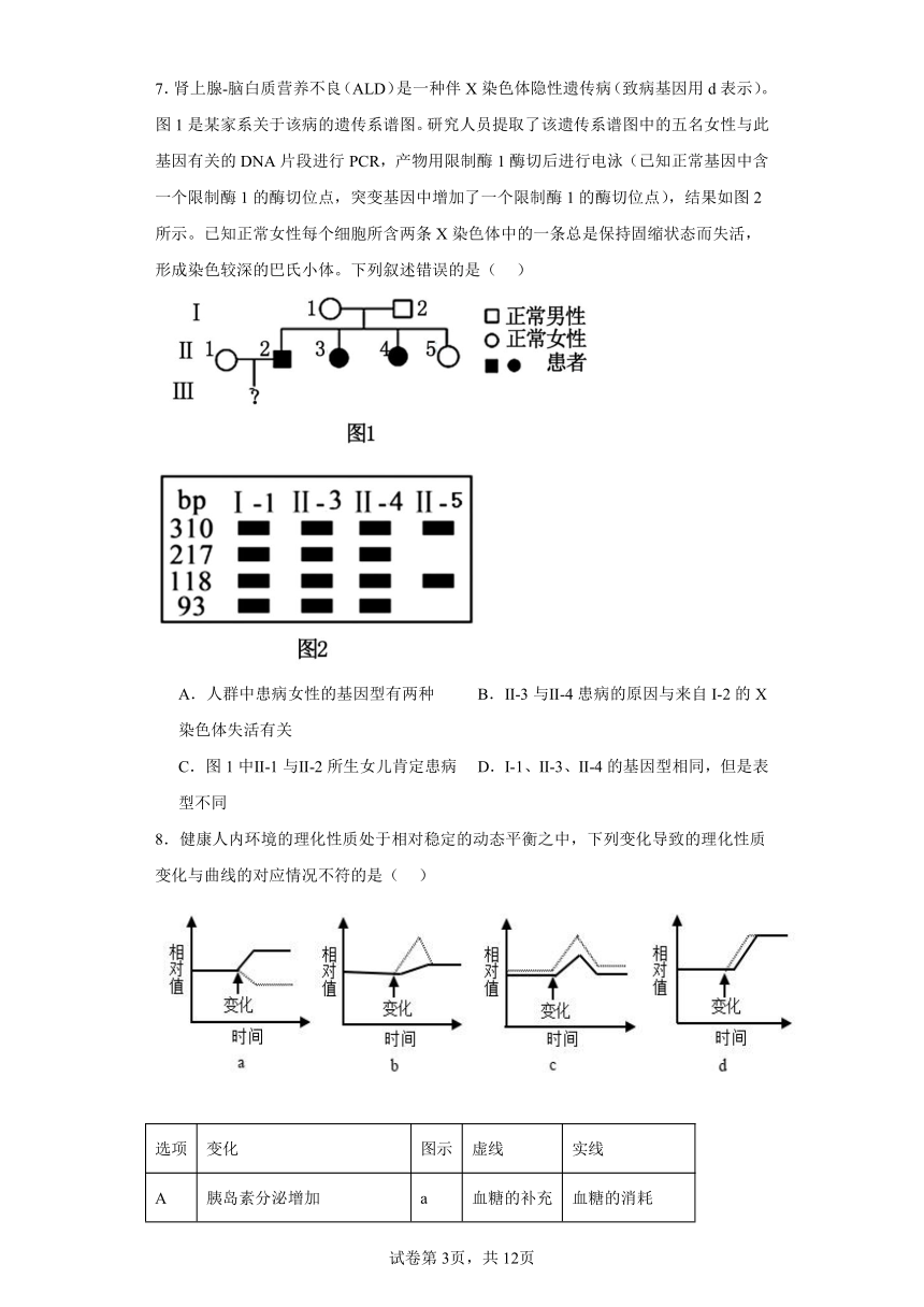 2024届湖南省长沙市长郡中学高三高考适应性考试（二）生物试题（含解析）