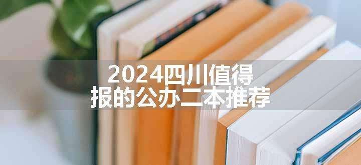 2024四川值得报的公办二本推荐