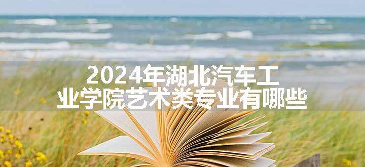 2024年湖北汽车工业学院艺术类专业有哪些