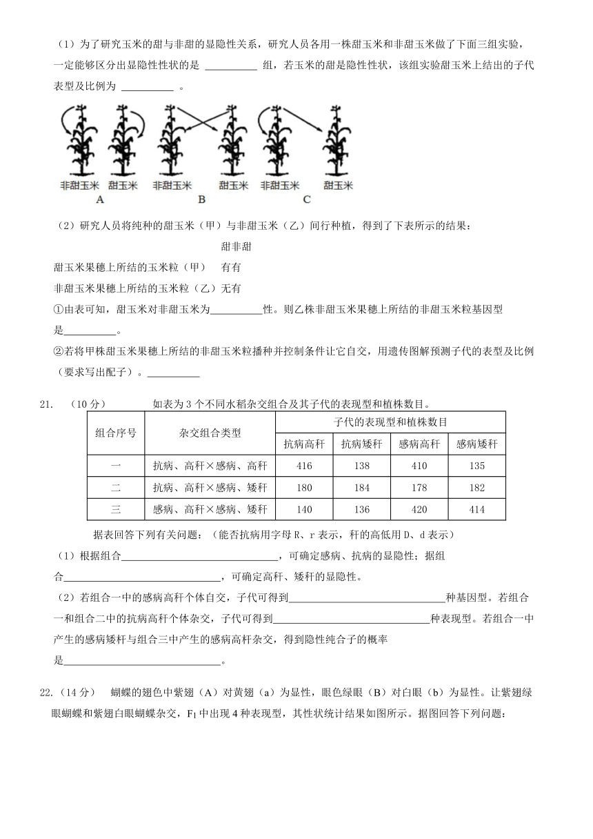 河南省郑州市中牟县2023-2024学年高一下学期3月月考生物学试题（含解析）