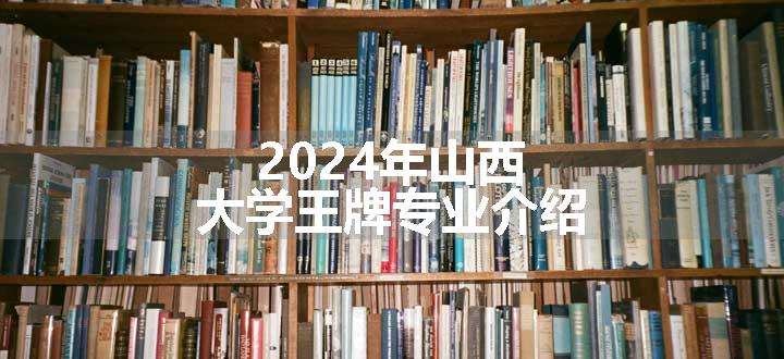 2024年山西大学王牌专业介绍