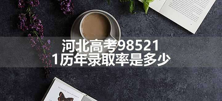 河北高考985211历年录取率是多少