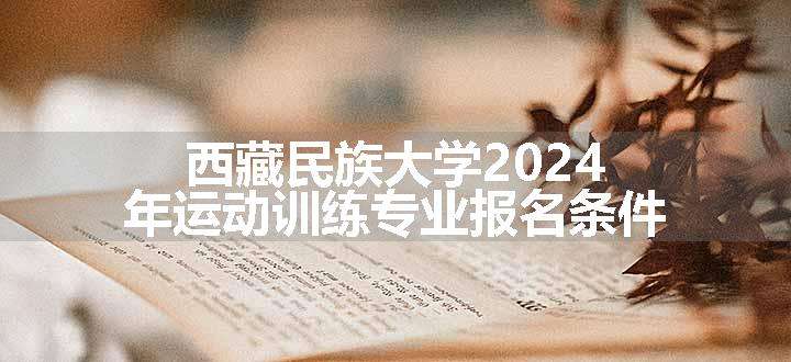 西藏民族大学2024年运动训练专业报名条件