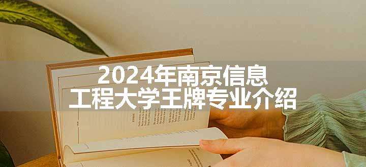 2024年南京信息工程大学王牌专业介绍