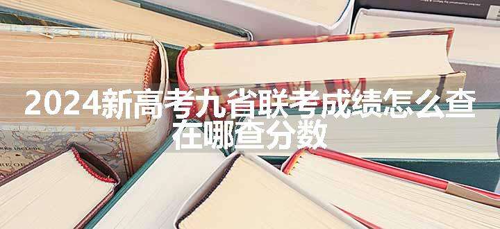 2024新高考九省联考成绩怎么查 在哪查分数