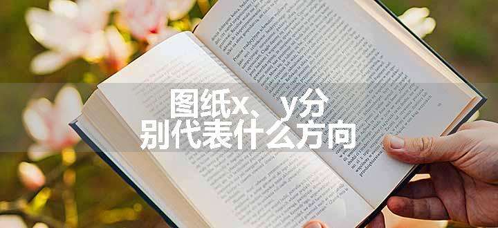 图纸x、y分别代表什么方向