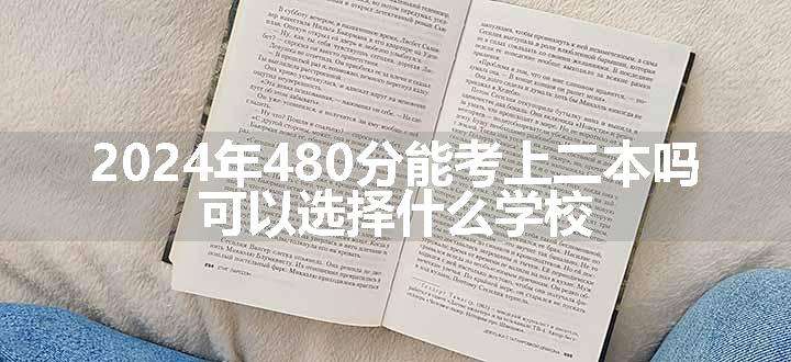 2024年480分能考上二本吗 可以选择什么学校