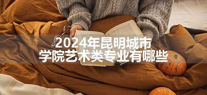 2024年昆明城市学院艺术类专业有哪些