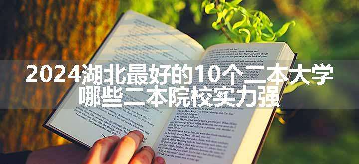 2024湖北最好的10个二本大学 哪些二本院校实力强