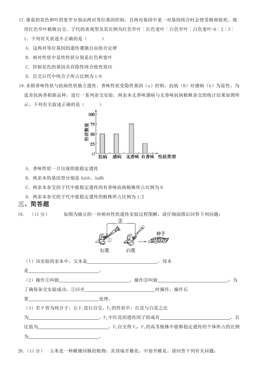 河南省郑州市中牟县2023-2024学年高一下学期3月月考生物学试题（含解析）