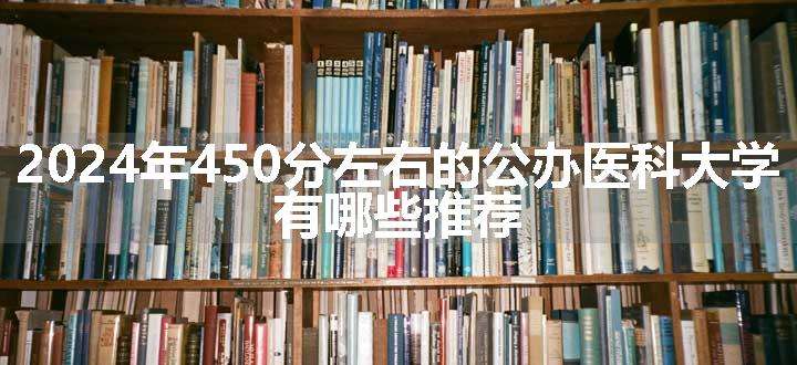 2024年450分左右的公办医科大学 有哪些推荐