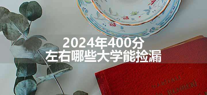 2024年400分左右哪些大学能捡漏