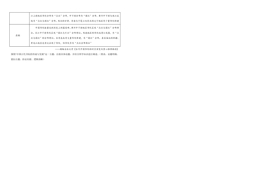 江西省上饶市婺源天佑中学2023-2024学年高三下学期4月考试历史试卷(含答案)