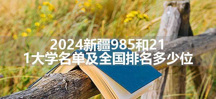 2024新疆985和211大学名单及全国排名多少位