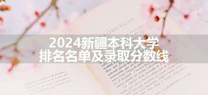 2024新疆本科大学排名名单及录取分数线