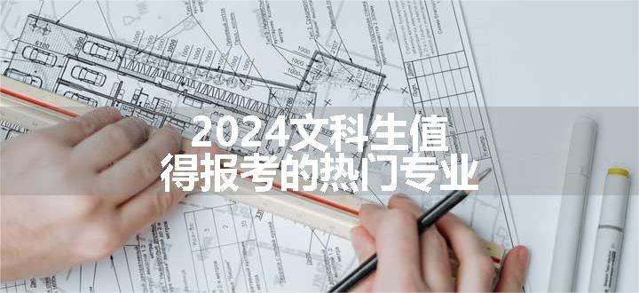 2024文科生值得报考的热门专业