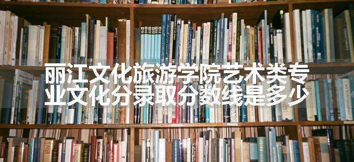 丽江文化旅游学院艺术类专业文化分录取分数线是多少