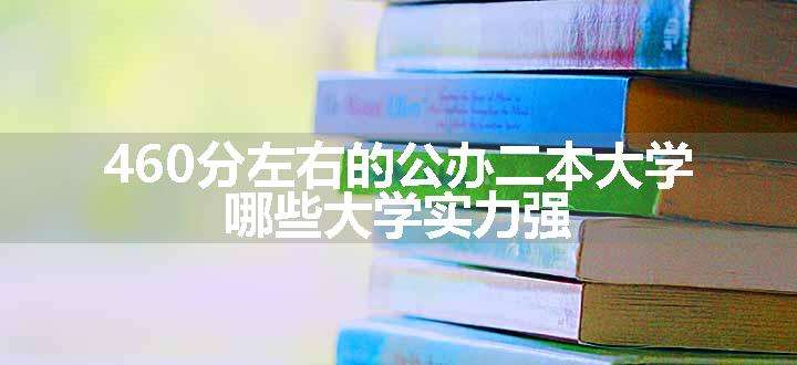 460分左右的公办二本大学 哪些大学实力强