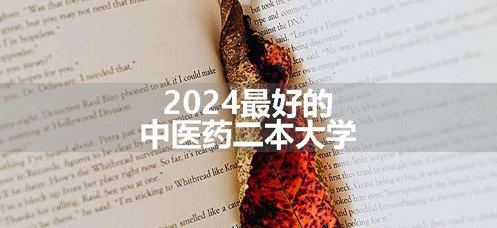 2024最好的中医药二本大学