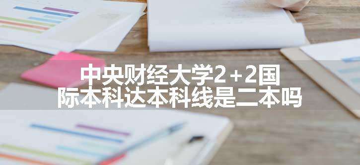 中央财经大学2+2国际本科达本科线是二本吗