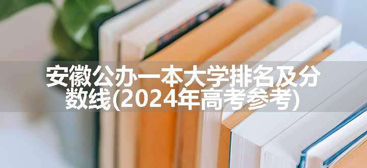 安徽公办一本大学排名及分数线(2024年高考参考)