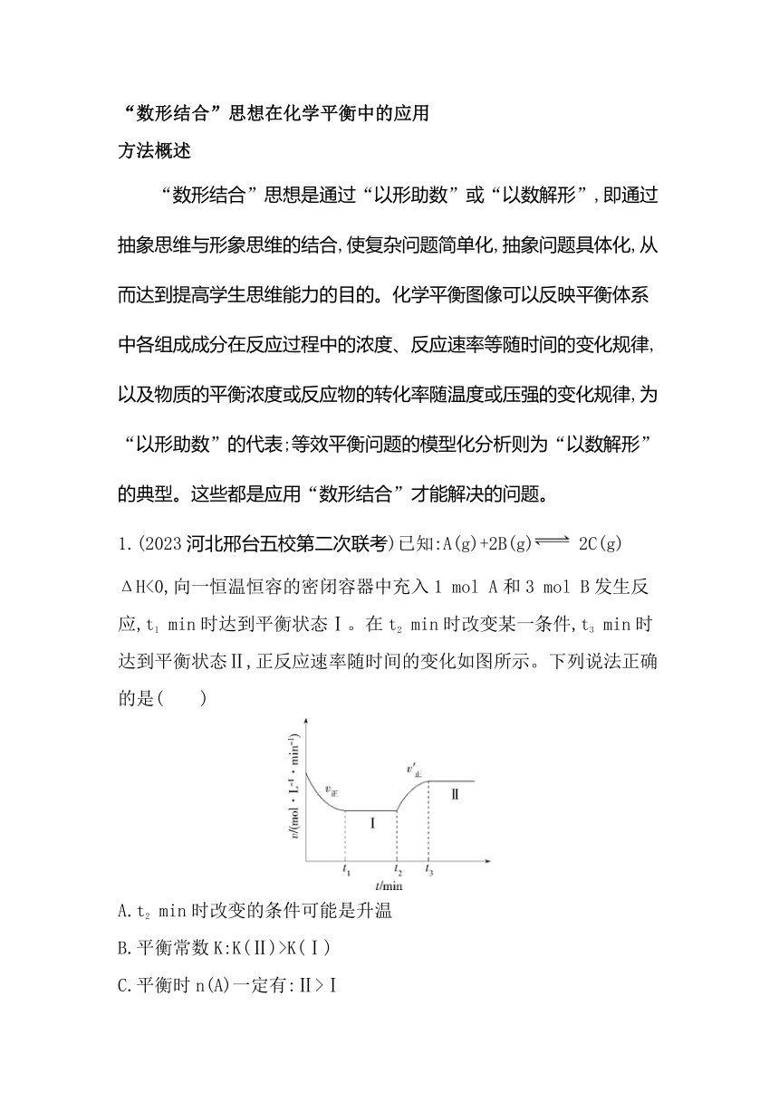 专题2　化学反应速率与化学平衡专题复习提升练习（含解析）苏教版（2019）选择性必修一