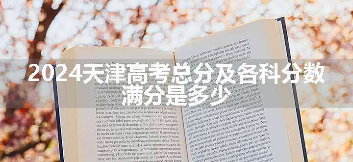 2024天津高考总分及各科分数 满分是多少