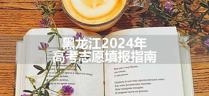 黑龙江2024年高考志愿填报指南