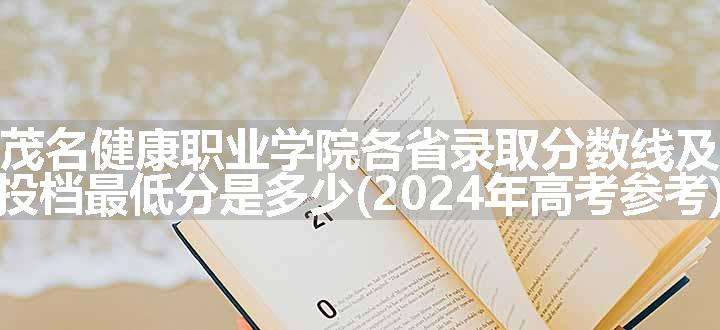 广东茂名健康职业学院各省录取分数线及位次 投档最低分是多少(2024年高考参考)