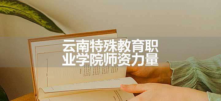 云南特殊教育职业学院师资力量