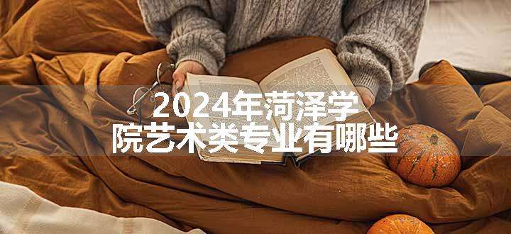 2024年菏泽学院艺术类专业有哪些