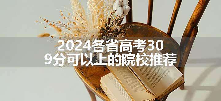 2024各省高考309分可以上的院校推荐