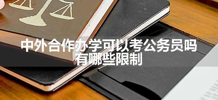 中外合作办学可以考公务员吗