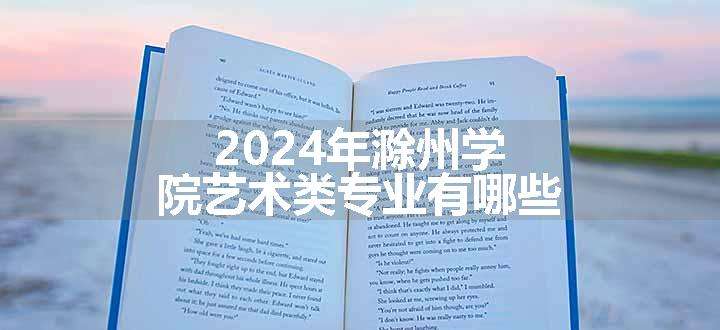 2024年滁州学院艺术类专业有哪些